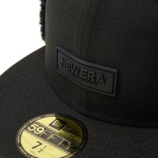 画像10: NEW ERA  59FIFTY Dog Ear ドッグイヤー Rubber Patch ブラック (10)