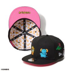 画像1: NEW ERA  9FIFTY たべっ子どうぶつ オールオーバー ブラック (1)