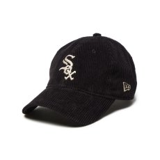 画像1: NEW ERA  9TWENTY MLB Corduroy コーデュロイ シカゴ・ホワイトソックス ブラック (1)