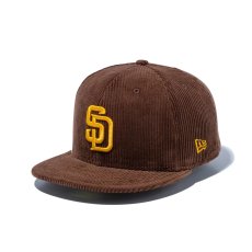 画像1: NEW ERA  59FIFTY MLB Corduroy コーデュロイ サンディエゴ・パドレス キャメル (1)