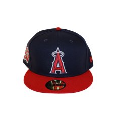 画像2: NEW ERA  59FIFTY MVP ロサンゼルス・エンゼルス Mike Trout ネイビー スカーレットバイザー (2)