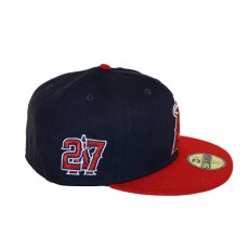 画像3: NEW ERA  59FIFTY MVP ロサンゼルス・エンゼルス Mike Trout ネイビー スカーレットバイザー (3)