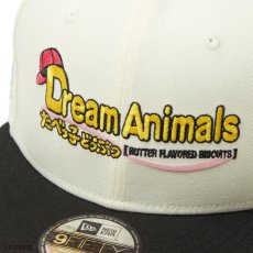 画像7: NEW ERA  9FIFTY たべっ子どうぶつ Dream Animals クローム ブラックバイザー (7)