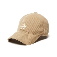 画像1: NEW ERA  9TWENTY MLB Corduroy コーデュロイ ロサンゼルス・ドジャース ベージュ (1)