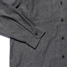 画像3: MINEDENIM  506 Chambray Open Collar L/S SH (3)