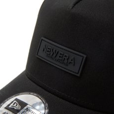 画像4: NEW ERA  9FORTY A-Frame Rubber Patch ブラック (4)