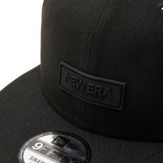 画像6: NEW ERA  9FIFTY Rubber Patch ブラック (6)