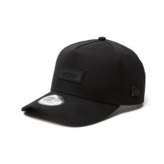 画像1: NEW ERA  9FORTY A-Frame Rubber Patch ブラック (1)