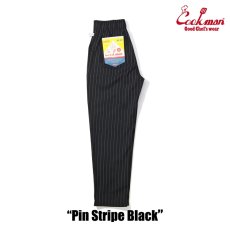 画像2: COOKMAN  Chef Pants Pin Stripe Black (2)