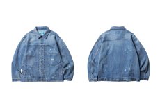 画像1: Liberaiders  【再入荷】FLAG DENIM JACKET (1)