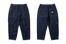 画像1: Liberaiders  BAKER DENIM SARROUEL PANTS (1)