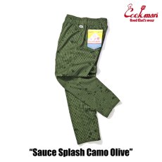 画像6: COOKMAN  Chef Pants Sauce Splash Camo Olive (6)