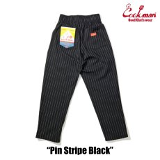 画像4: COOKMAN  Chef Pants Pin Stripe Black (4)