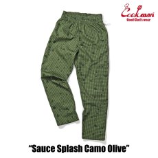 画像5: COOKMAN  Chef Pants Sauce Splash Camo Olive (5)