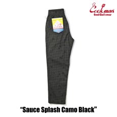 画像2: COOKMAN  Chef Pants Sauce Splash Camo Black (2)