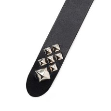 画像5: CALEE  STUDS LEATHER NARROW BELT (5)