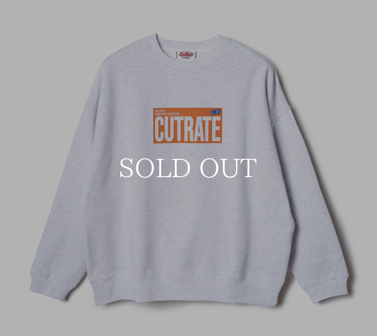 画像1: CUTRATE  CUTRATE BOX LOGO CREW NECK SW (1)