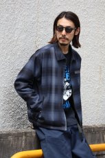 画像3: HideandSeek  Check Harrington Jacket (3)