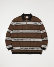 画像1: RADIALL  4 LINKS - HALF ZIP POLO SHIRT L/S (1)