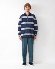 画像9: RADIALL  4 LINKS - HALF ZIP POLO SHIRT L/S (9)