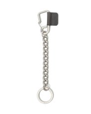 画像5: hobo  CARABINER CHAIN KEY RING with NUBUCK COW LEATHER (5)