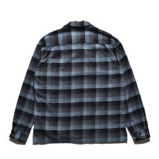 画像14: MINEDENIM  C.R Flow Ombre Check Open Collar L/S SH (14)