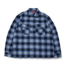 画像3: HideandSeek  Wool Ombre Check L/S Shirt (3)