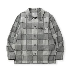 画像1: CALEE  BLOCK CHECK OVER SIZE SHIRT JACKET (1)