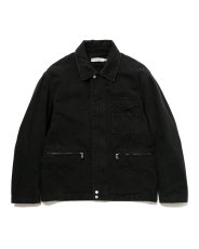 画像1: nonnative  WORKER JACKET COTTON OXFORD SULFUR DYE (1)