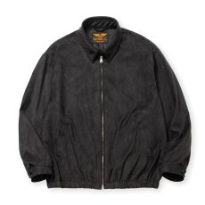 画像1: CALEE  FAUX SUEDE HARRINGTON JACKET (1)