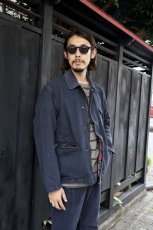 画像7: nonnative  WORKER JACKET COTTON OXFORD SULFUR DYE (7)