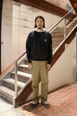 画像3: CALEE  60’S LOOP WHEEL RAGLAN CREW NECK SW (3)