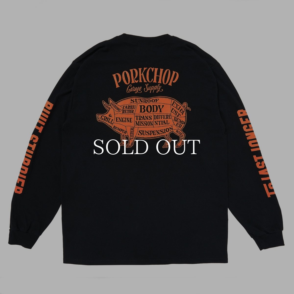 画像1: PORKCHOP GARAGE SUPPLY  PORK BACK L/S TEE (1)