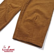 画像8: COOKMAN  Harvest Pants Cropped High Wale Corduroy Dark Brown (8)