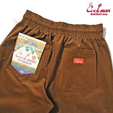 画像6: COOKMAN  Harvest Pants Cropped High Wale Corduroy Dark Brown (6)