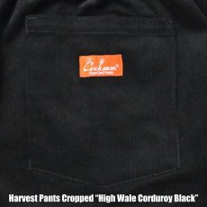 画像7: COOKMAN  Harvest Pants Cropped High Wale Corduroy Black (7)