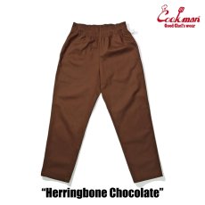 画像3: COOKMAN  Chef Pants Herringbone Chocolate (3)