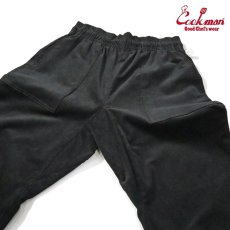 画像10: COOKMAN  Harvest Pants Cropped High Wale Corduroy Black (10)