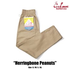 画像1: COOKMAN  Chef Pants Herringbone Peanuts (1)