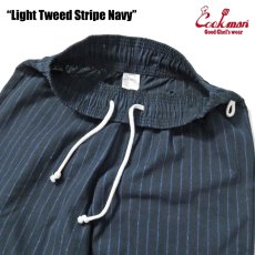 画像5: COOKMAN  Chef Pants Light Tweed Stripe Navy (5)