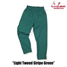 画像5: COOKMAN  Chef Pants Light Tweed Stripe Green (5)