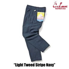 画像11: COOKMAN  Chef Pants Light Tweed Stripe Navy (11)