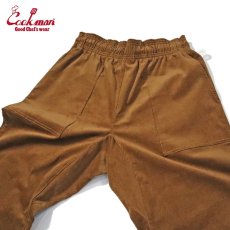 画像11: COOKMAN  Harvest Pants Cropped High Wale Corduroy Dark Brown (11)