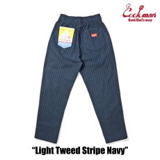 画像4: COOKMAN  Chef Pants Light Tweed Stripe Navy (4)