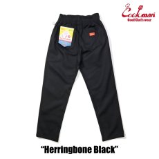 画像4: COOKMAN  Chef Pants Herringbone Black (4)