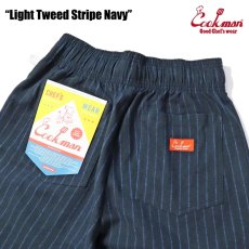 画像6: COOKMAN  Chef Pants Light Tweed Stripe Navy (6)