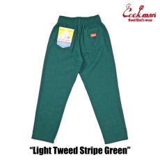 画像4: COOKMAN  Chef Pants Light Tweed Stripe Green (4)