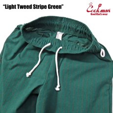 画像7: COOKMAN  Chef Pants Light Tweed Stripe Green (7)