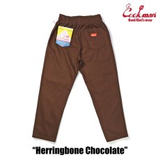 画像4: COOKMAN  Chef Pants Herringbone Chocolate (4)