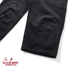 画像8: COOKMAN  Harvest Pants Cropped High Wale Corduroy Black (8)